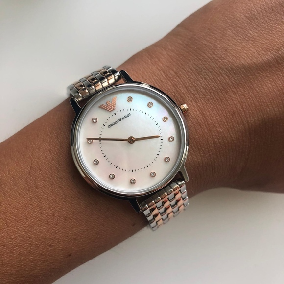 NEW Emporio Armani Silver Ladies Watch AR11094 - Picture 3 of 3